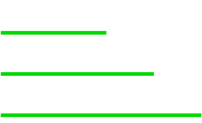 White text reads "Bridge Property Management" with each word underlined in green on a black background.